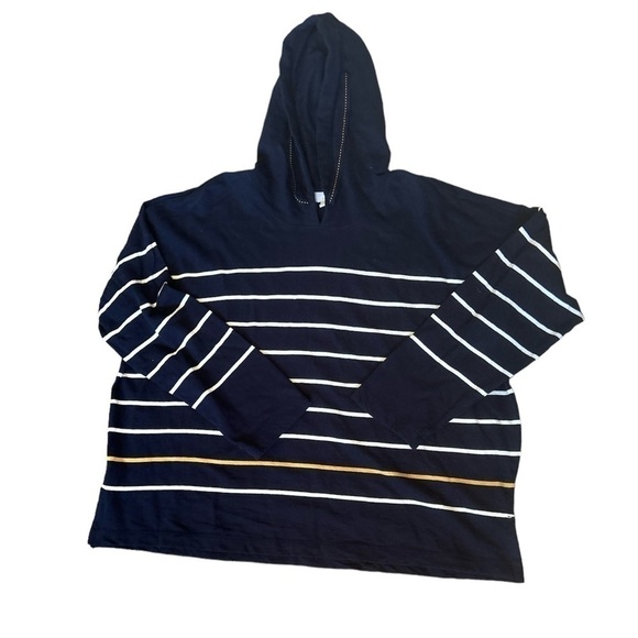 Other - J Jill Cotton Terry Cloth Knit Hoodie